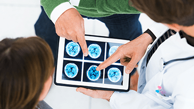 brain cancer treatment options on tablet
