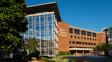 Photo of outside of Magee-Womens Hospital building
