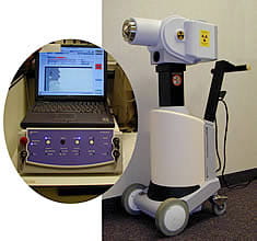 Remote afterloader machine used for HDR Brachytherapy