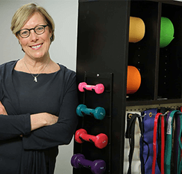 Image of Kathryn Schmitz, PhD standing in the EMU