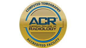 ACR Computed Tomography Badge.