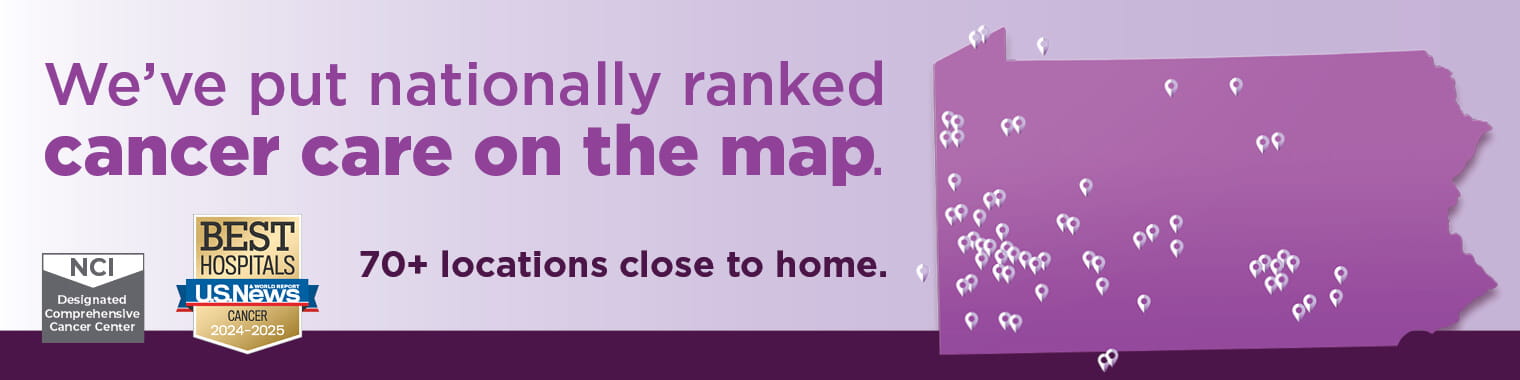 We've put nationally ranked cancer care on the map.