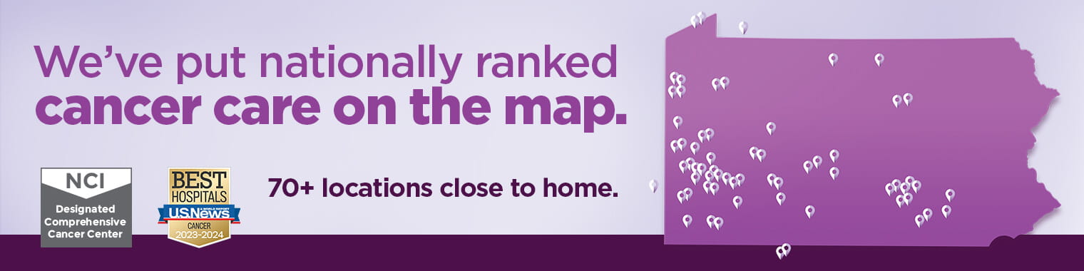 We've put nationally ranked cancer care on the map.