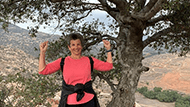 Linda Wernikoff hiking