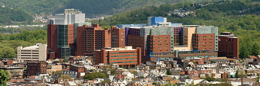 Drone view of hospital