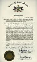 State of Pennsylvania historical document