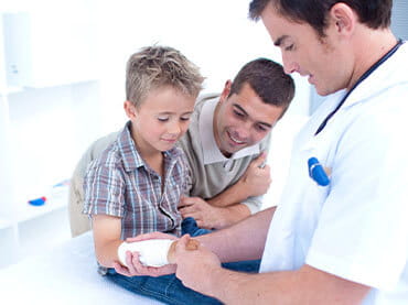 Child/parent/provider ED setting