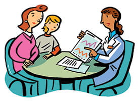 Continuous Glucose Sensor Illustration