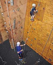 Indoor climbing wall