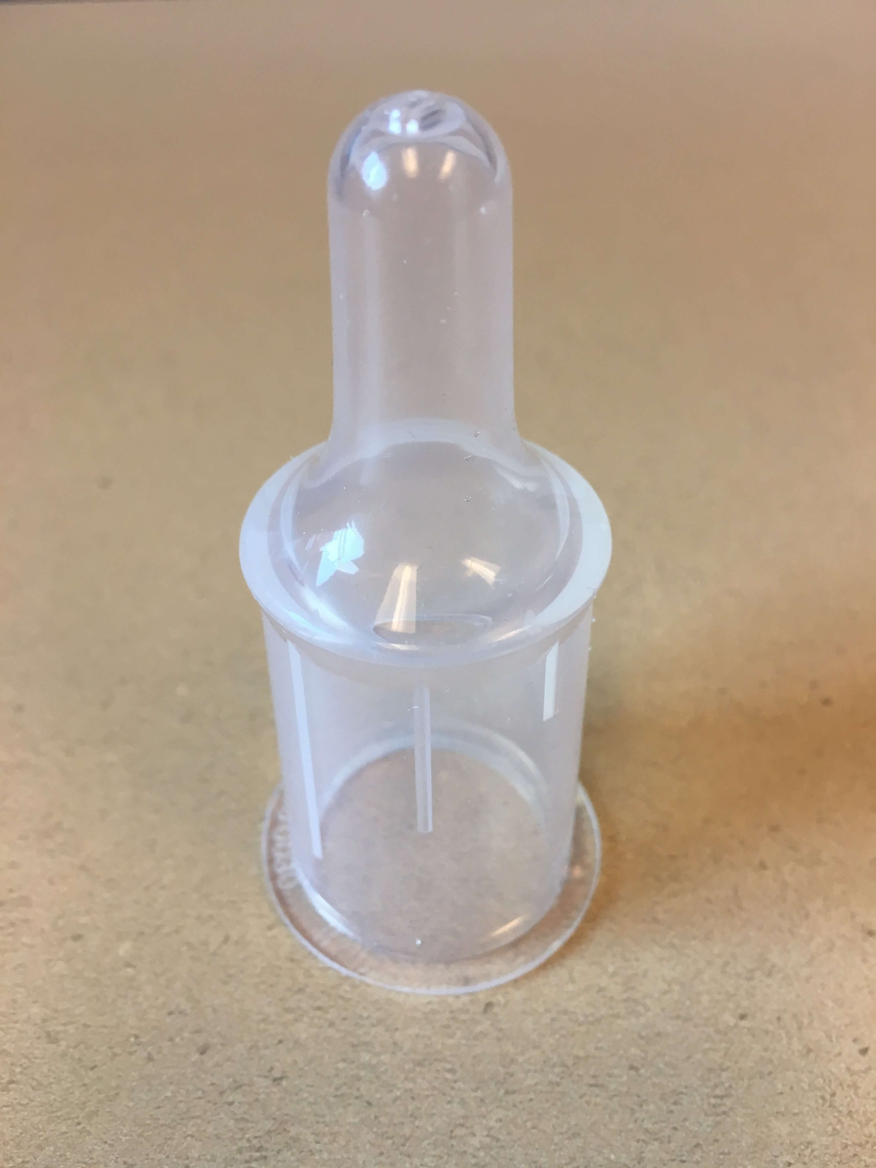 Nipple with flow lines