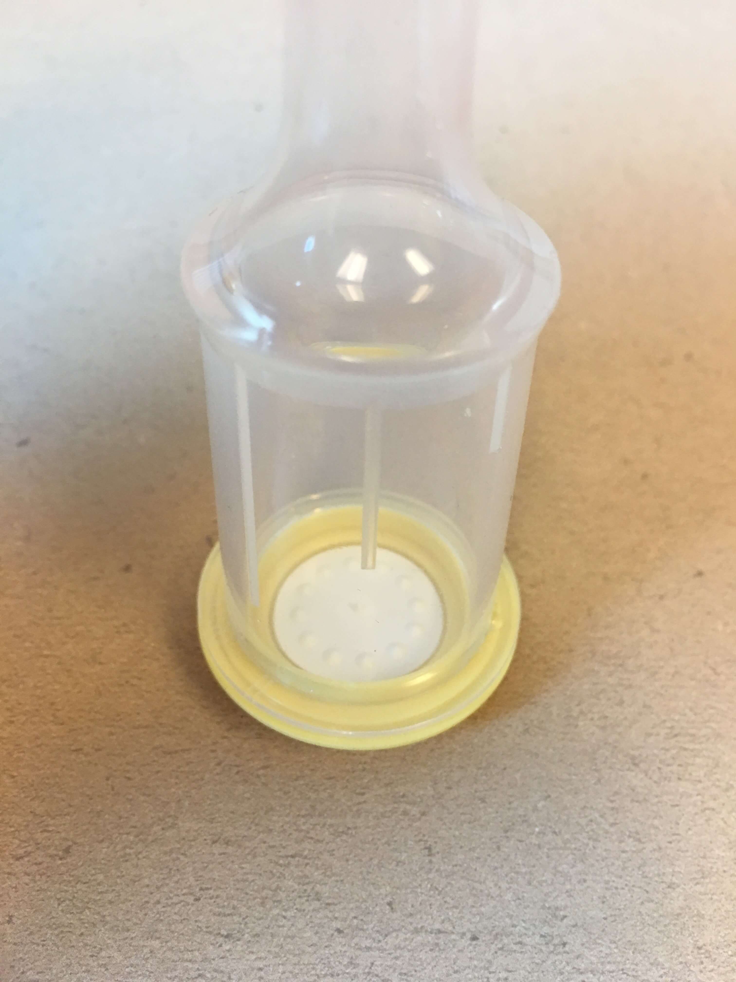 Valve (white side up)