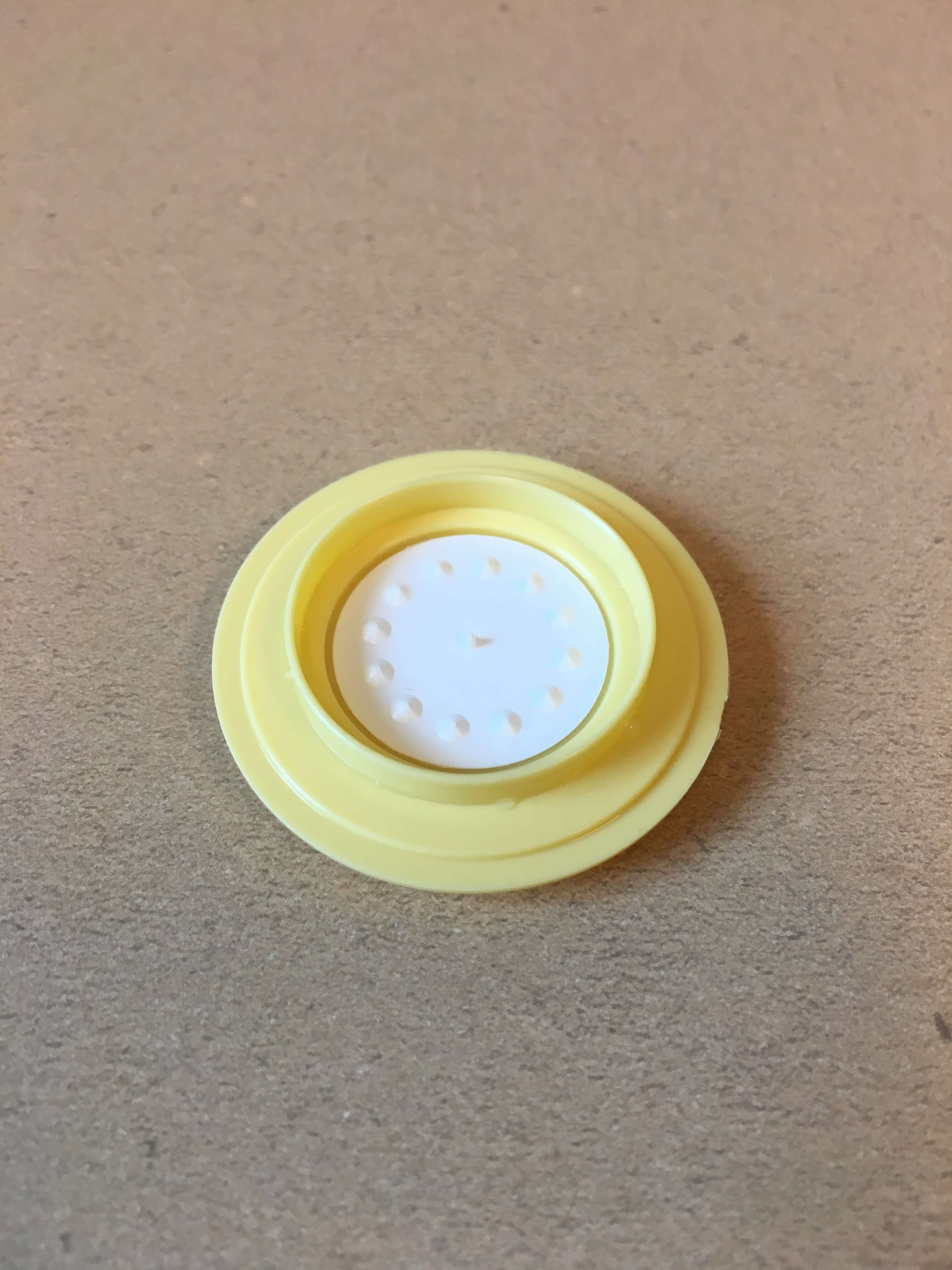 Valve (white side up)