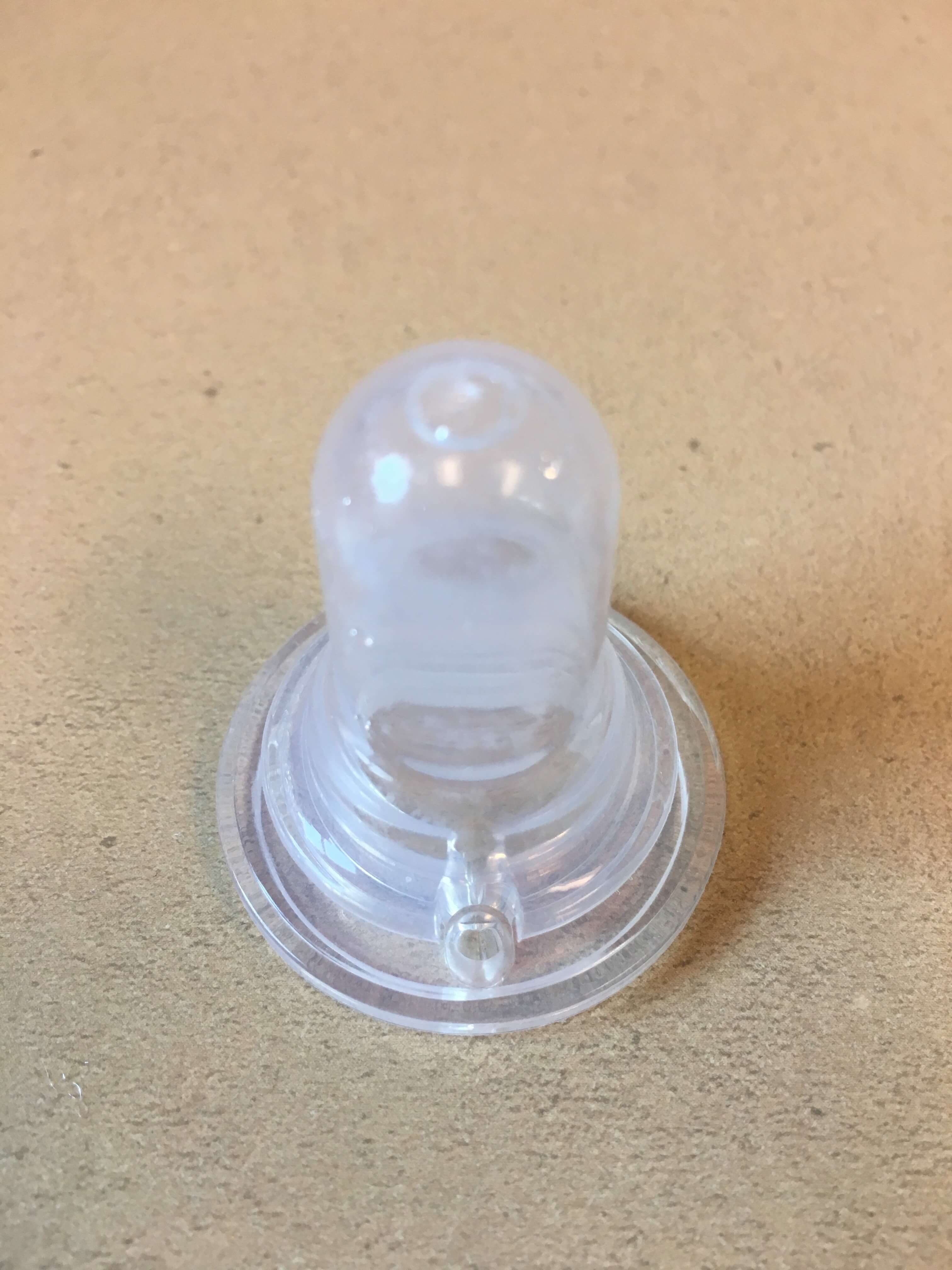 Y cut nipple with air vent