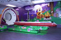 'Cozy Camp' PET scans in the Radiology Adventure Rooms.