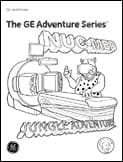 Radiology Adventure Series Coloring Books NUC-MED scan boy
