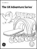 Radiology Adventure Series Coloring Books PET-CT scan boy