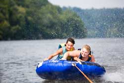 Rafting at Camp Chihopi