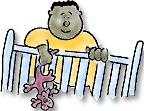 Injury Prevention Crib Safety cartoon