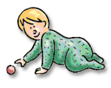 Injury Prevention When Your Baby Begins to Explore crawl cartoon