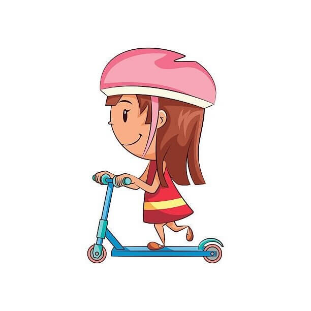 Injury Prevention Helmet Fitting cartoon