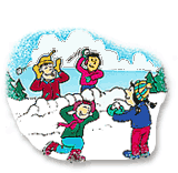 Injury Prevention Frostbite cartoon