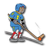 Injury Prevention Dek Hockey cartoon