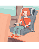 Injury Prevention Car Safety cartoon