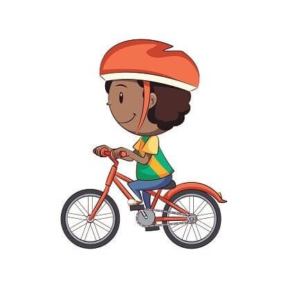 Injury Prevention Bike Safety cartoon