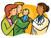 Circumcision cartoon at Children's Hospital of Pittsburgh of UPMC