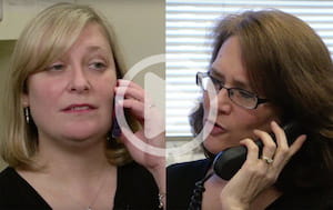 Parent learns about a study from Judith Martin, MD