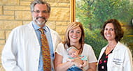 Emery and Allee Mullen and doctors