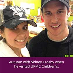 Autumn Paolini with Sidney Crosby