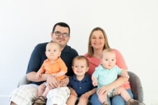 Ryan and  Jaxson Vorp Family Photo
