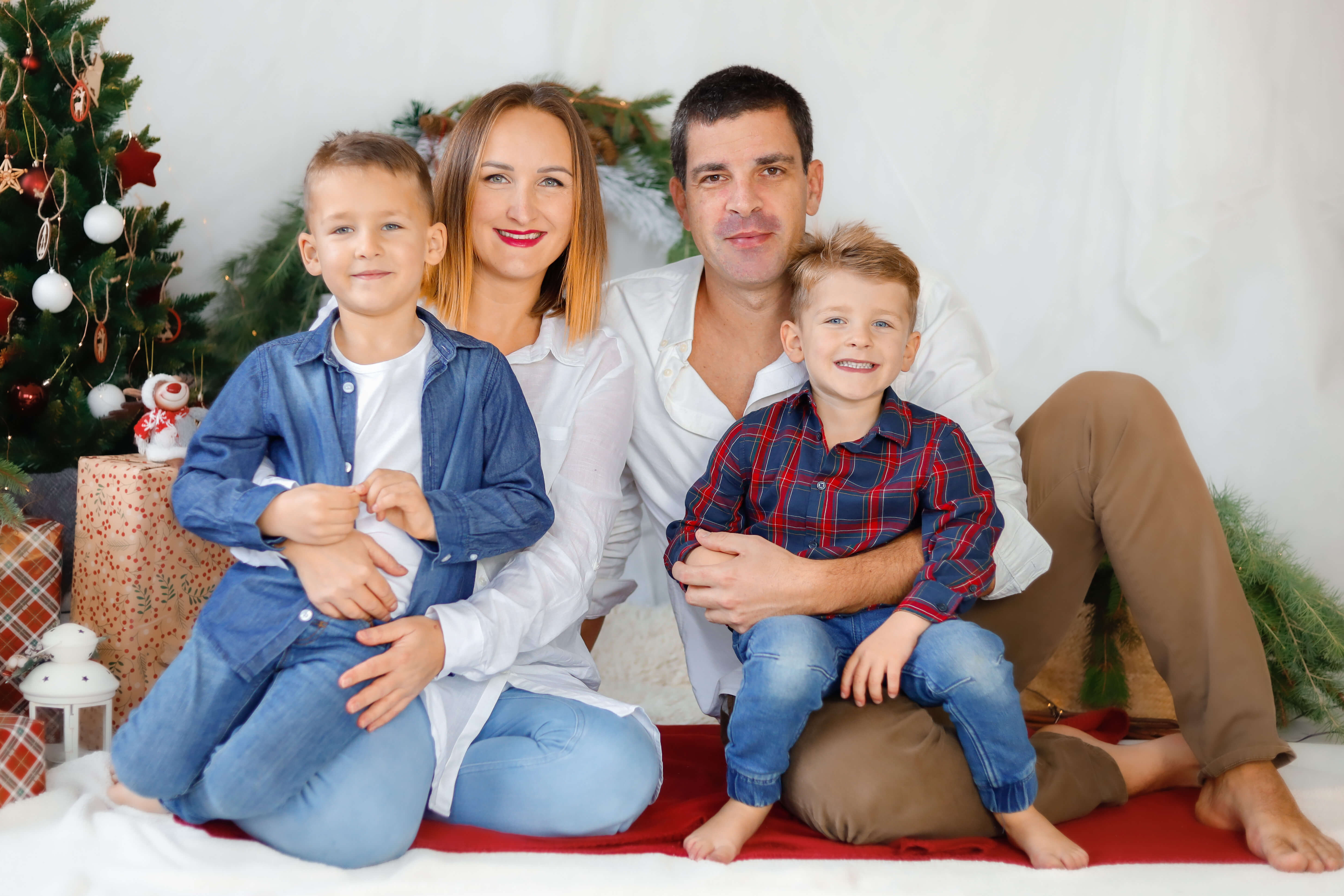 Tiago Maljacek Silva and his family