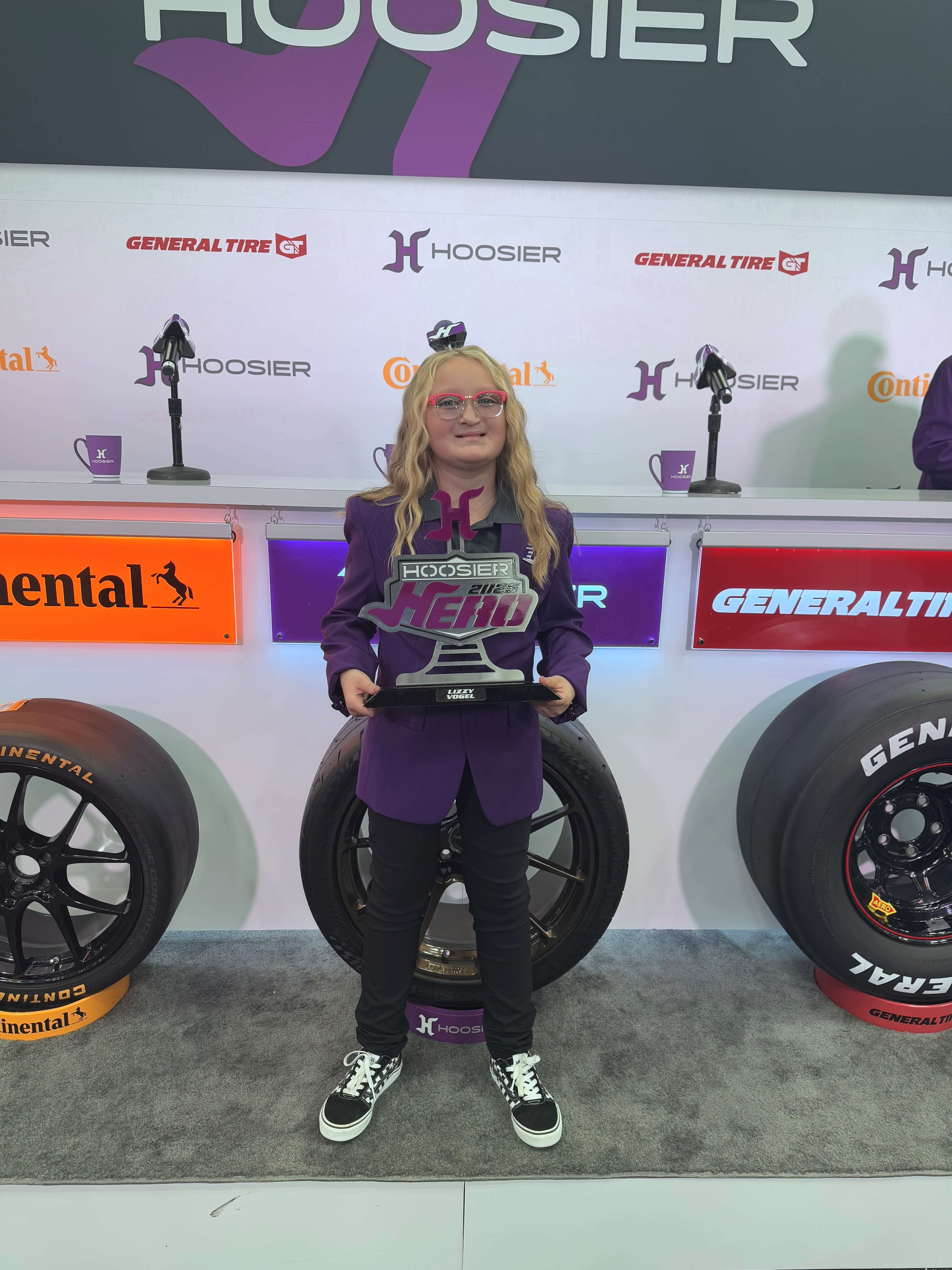 Lizzy Vogel as a 2025 Hoosier Hero