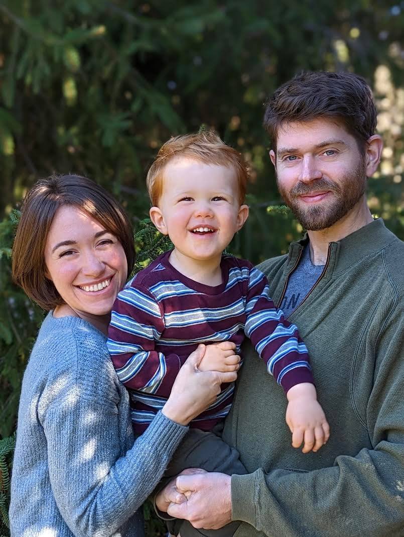 Andrew Cranshaw with parents