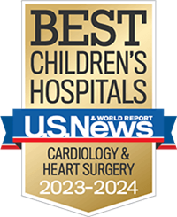 US News and World Report Best Children's Hospital Cardiology and Heart Surgery
