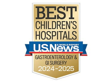 UPMC Children’s Hospital of Pittsburgh is nationally ranked in gastroenterology and GI surgery by U.S. News & World Report.