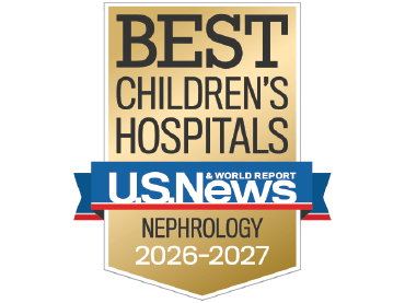 UPMC Children’s Hospital of Pittsburgh is nationally ranked in nephrology by U.S. News & World Report.