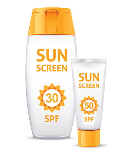 apply sunscreen