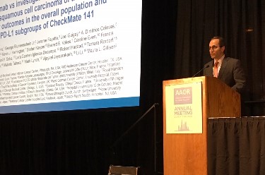 Dr. Robert Ferris Presents CheckMate-141 Clinical Trial Results at AACR 2018