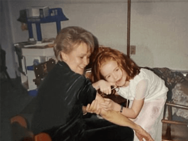 Childhood image of Jayde Hooven-Davis, MD.