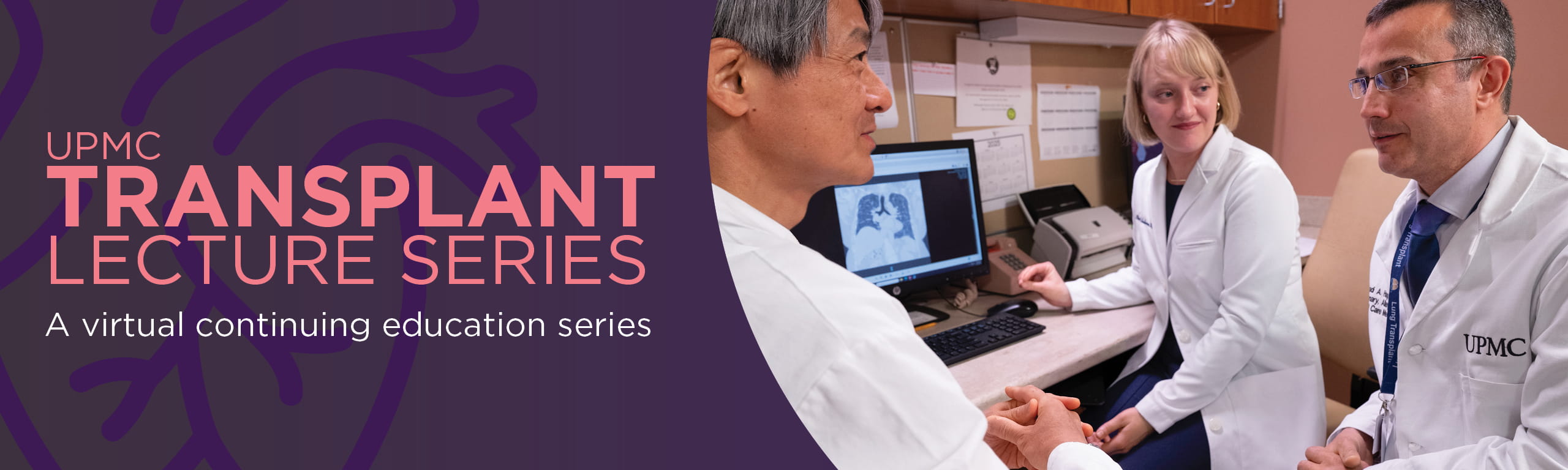 Transplant Lecture Series banner.