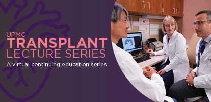 Transplant Lecture Series banner.