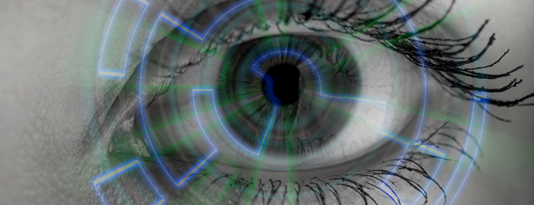 photo of medical eye scan