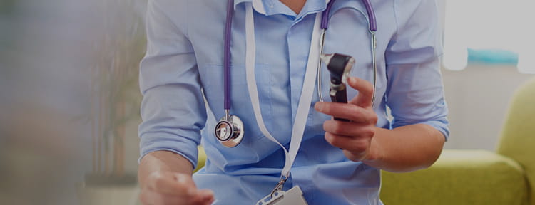 photo of doctor with stethoscope