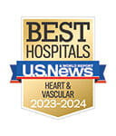 One of the best national hospitals, ranked in cardiology by U.S. News and World Report.