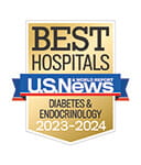 One of the best national hospitals, ranked in diabetes and endocrinology by U.S. News and World Report.