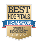 One of the best national hospitals, ranked in diabetes and endocrinology by U.S. News and World Report.