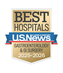 One of the best national hospitals, ranked in gastroenterology and GI surgery by U.S. News and World Report.